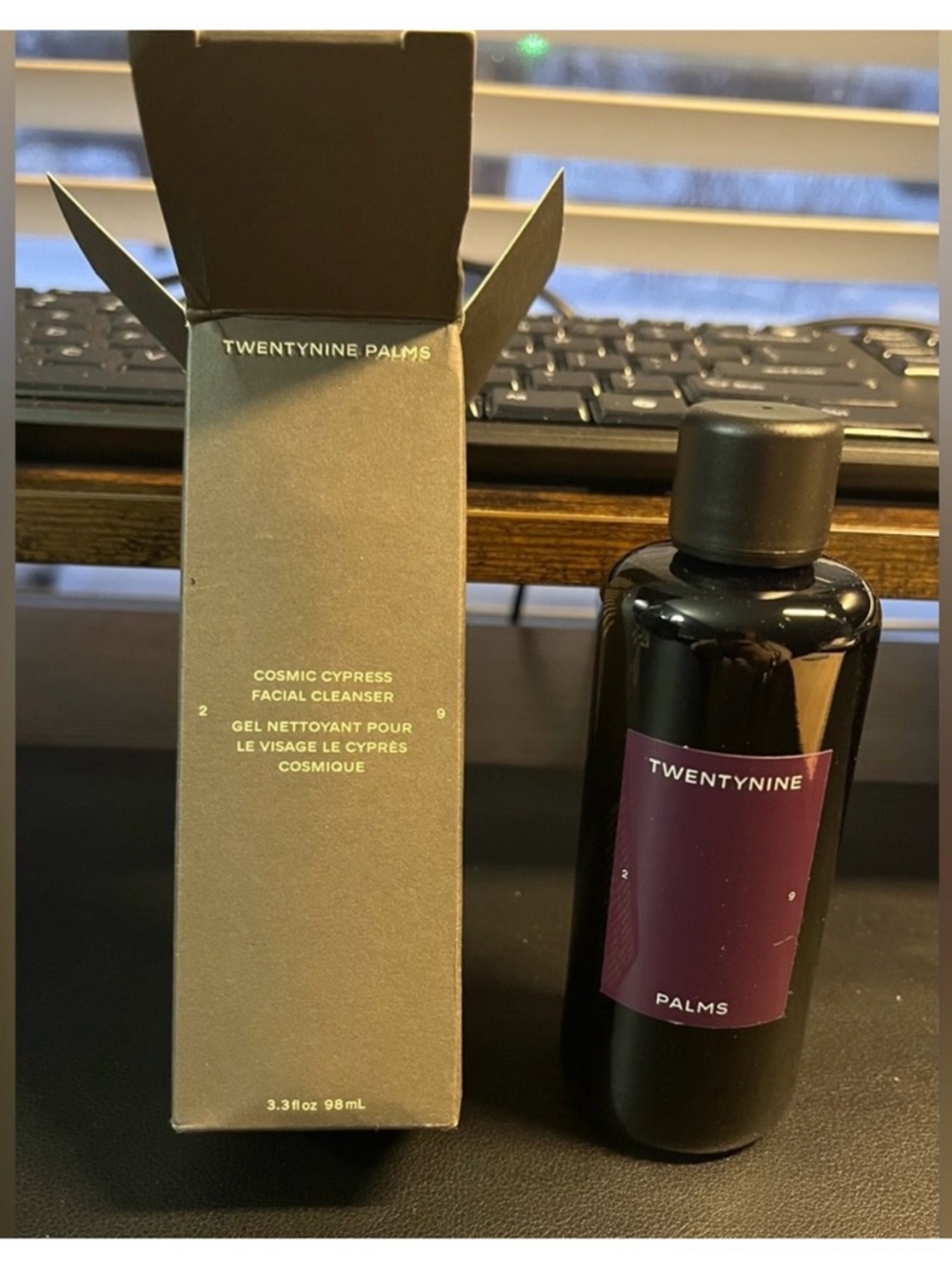 TWENTYNINE PALMS Cosmic Cypress Facial Cleanser — Purple Bottle